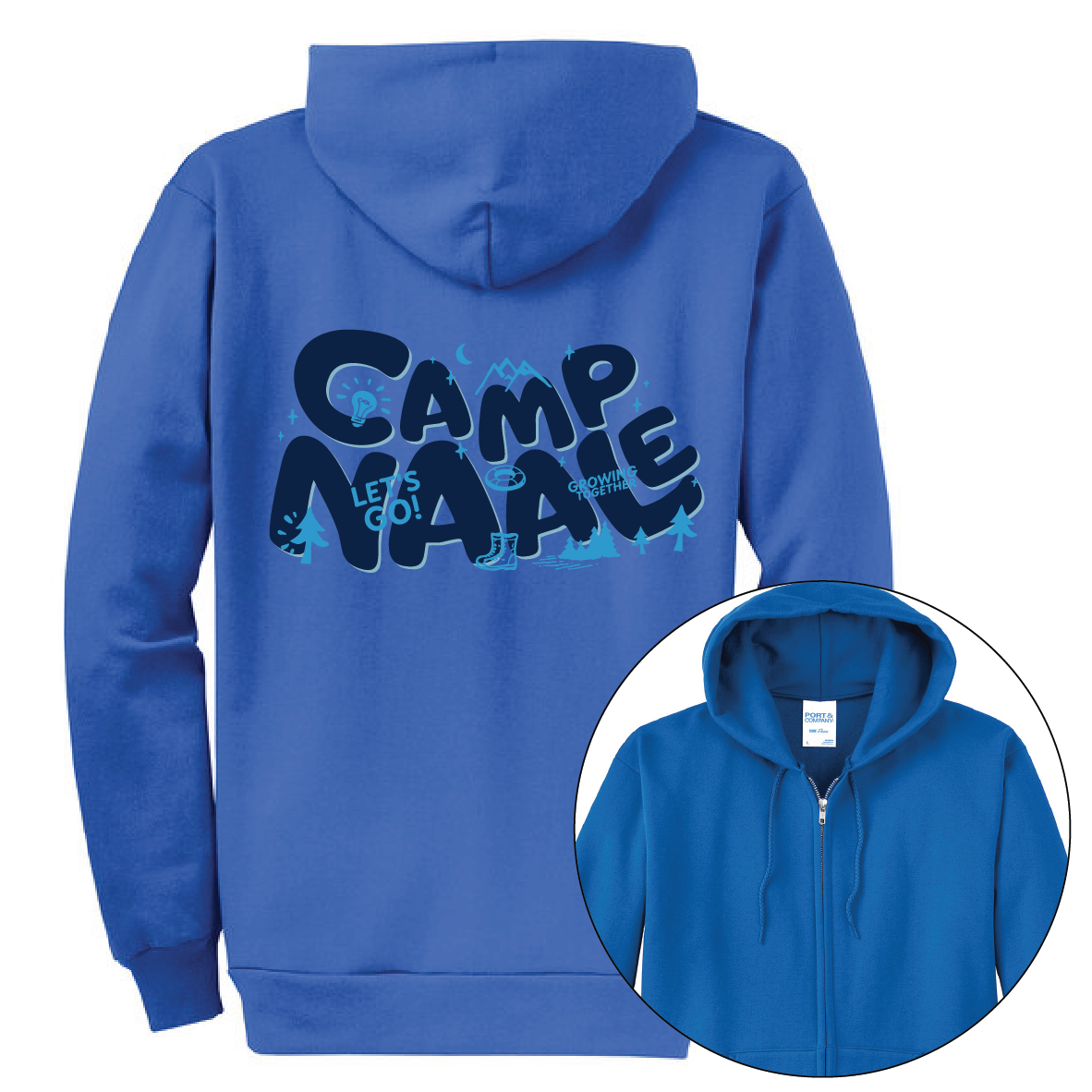 CAMP NAALE ZIP UP HOODIE